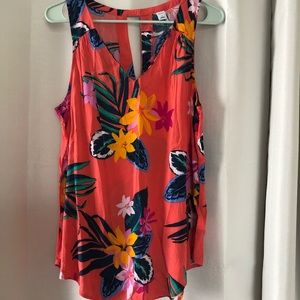 Floral Old Navy Tank